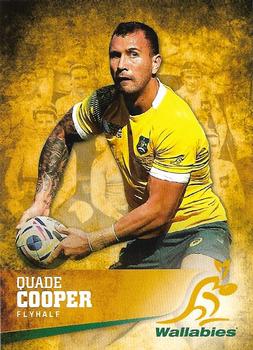 2016 Tap 'N' Play Rugby Trading Cards #5 Quade Cooper Front